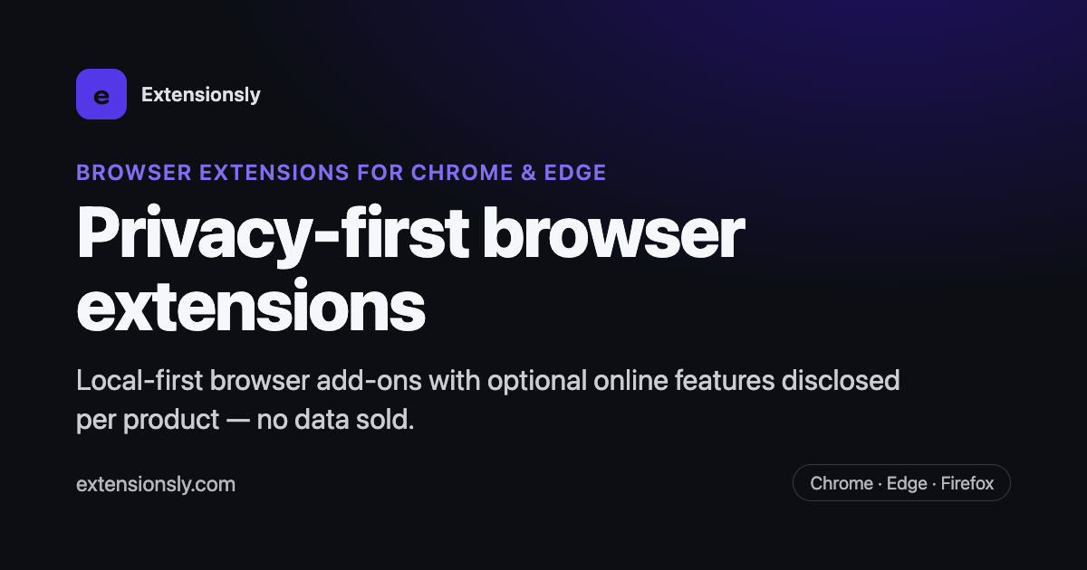 Extensionsly — featured