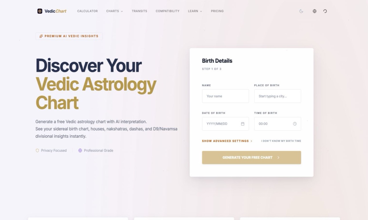Vedic Astrology Chart — featured