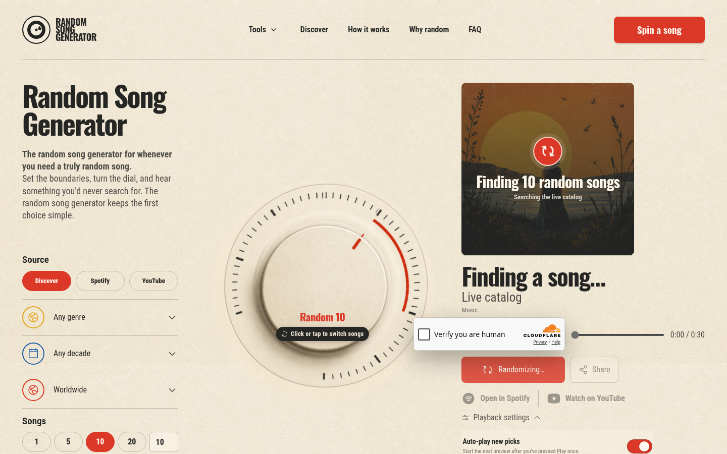 Random Song Generator — featured