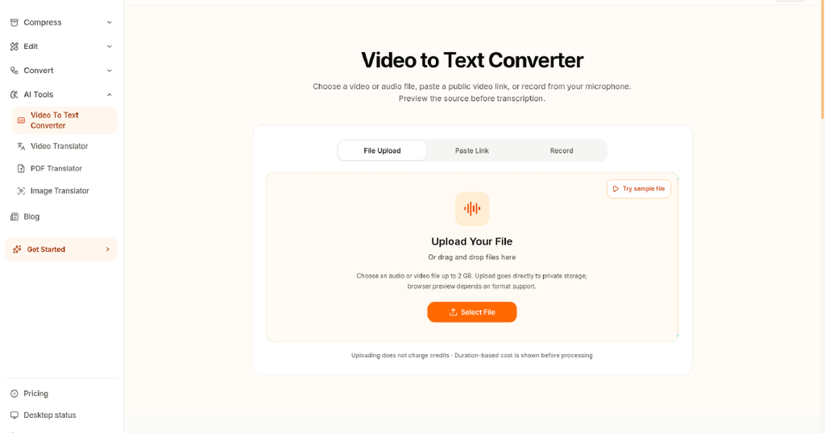 ClipShrink screenshot